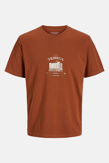 T-shirt (korte mouwen) Rood - ORIGINALS BY JACK & JONES