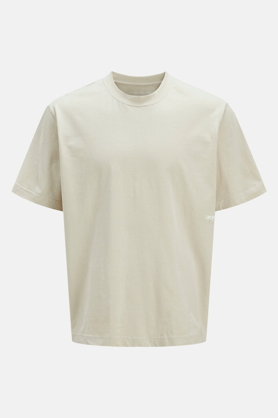 T-shirt (korte mouwen) Beige - CORE BY JACK & JONES