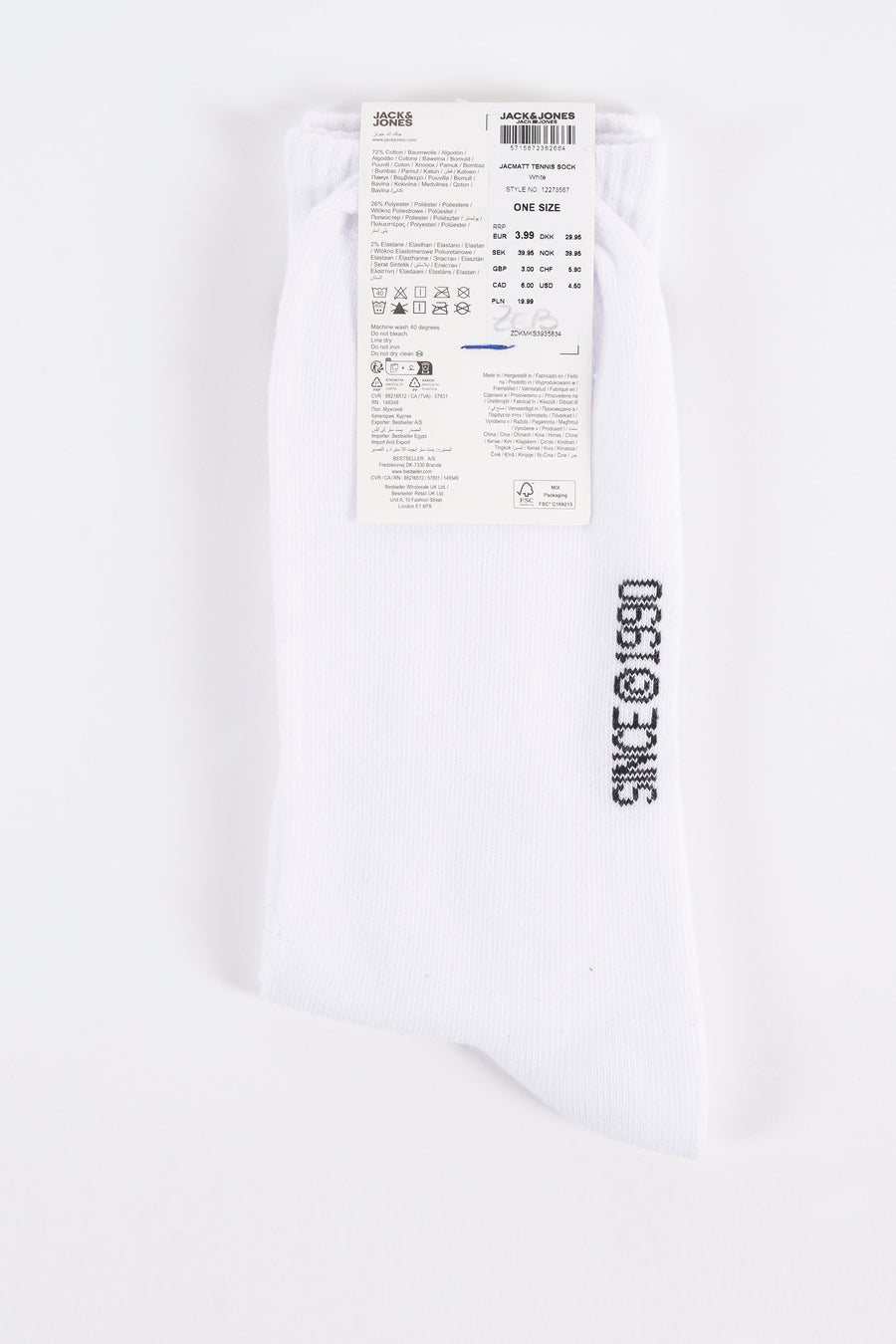Sokken Wit - ACCESSORIES BY JACK & JONES