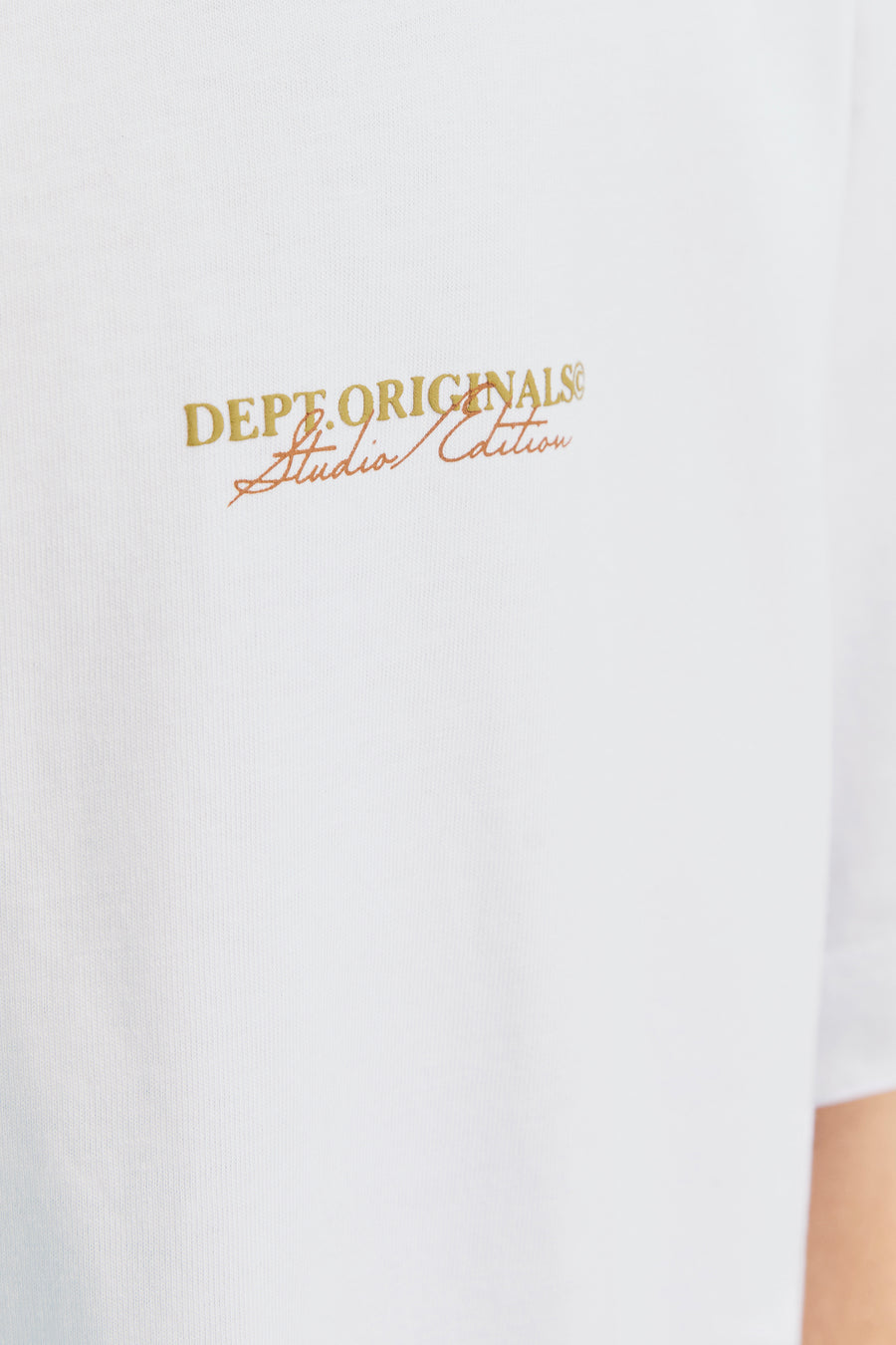 T-shirt (korte mouwen) Wit - ORIGINALS BY JACK & JONES