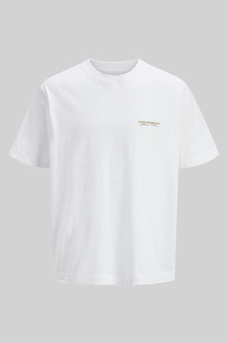 T-shirt (korte mouwen) Wit - ORIGINALS BY JACK & JONES