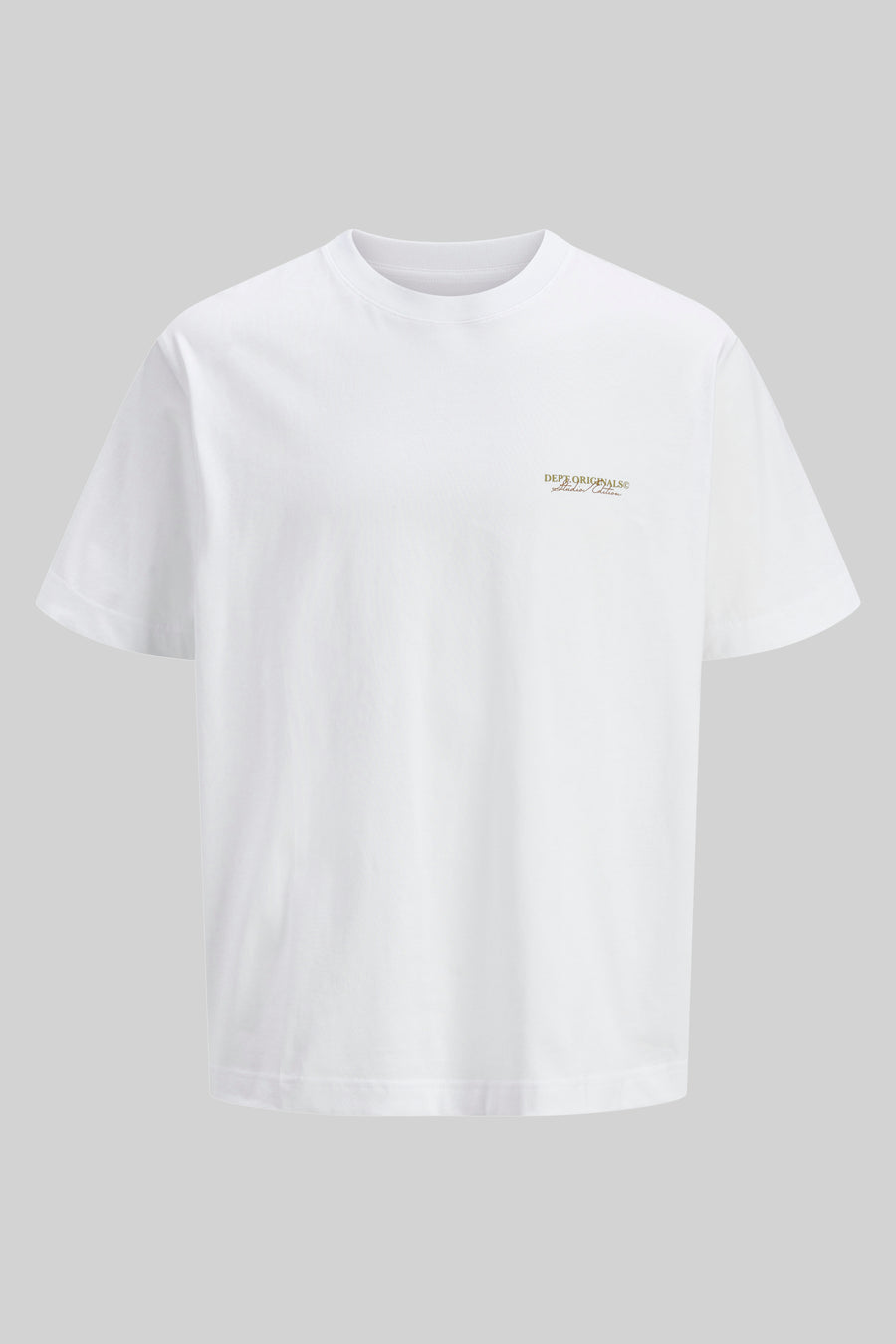T-shirt (korte mouwen) Wit - ORIGINALS BY JACK & JONES