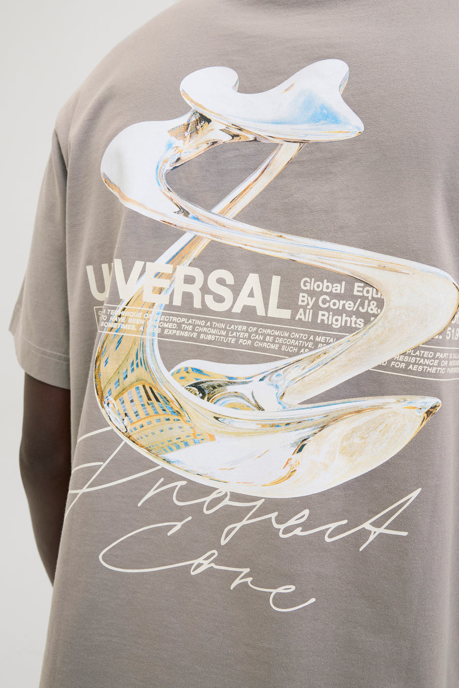 T-shirt (korte mouwen) Grijs - CORE BY JACK & JONES