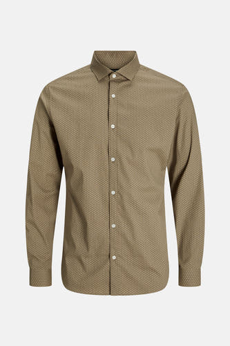 Hemd (lange mouwen) Bruin - PREMIUM by JACK & JONES