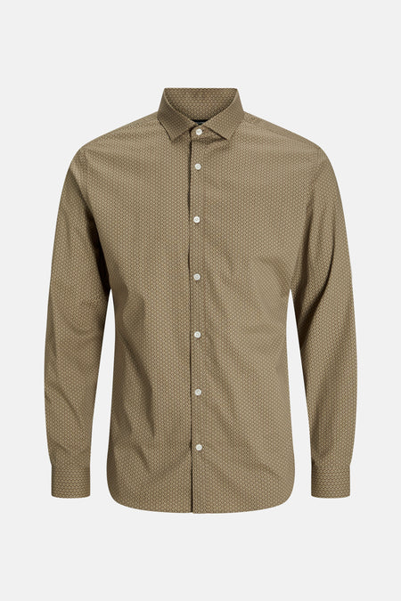 Hemd (lange mouwen) Bruin - PREMIUM by JACK & JONES