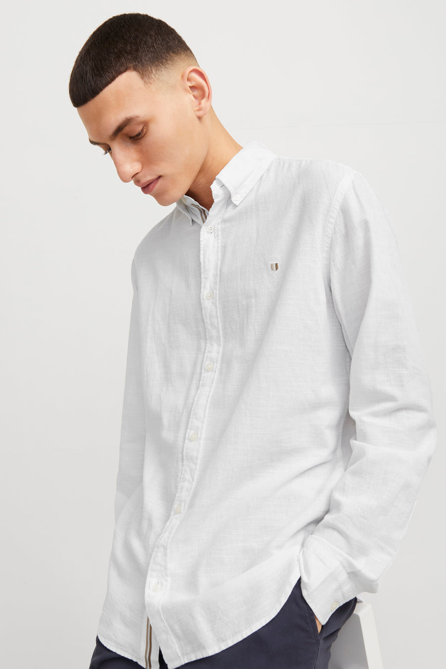 Hemd (lange mouwen) Wit - PREMIUM BLUE by JACK & JONES