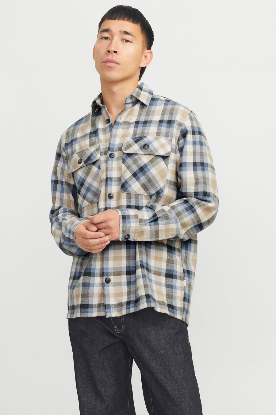 Hemd (lange mouwen) Blauw - PREMIUM BLUE by JACK & JONES
