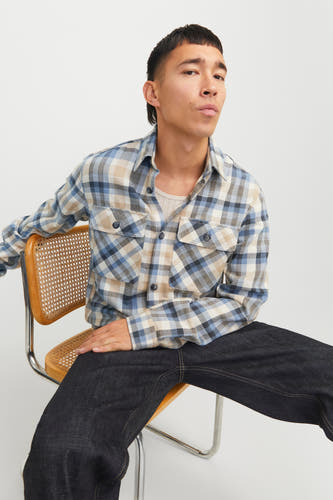 Hemd (lange mouwen) Blauw - PREMIUM BLUE by JACK & JONES