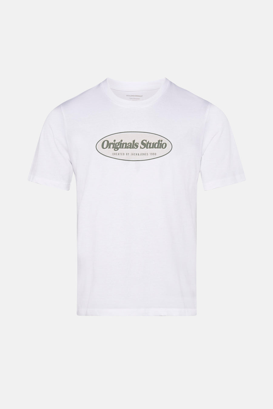 T-shirt (korte mouwen) Wit - ORIGINALS BY JACK & JONES