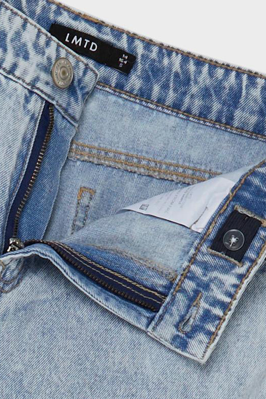 Jeans straight Light blue denim - LMTD