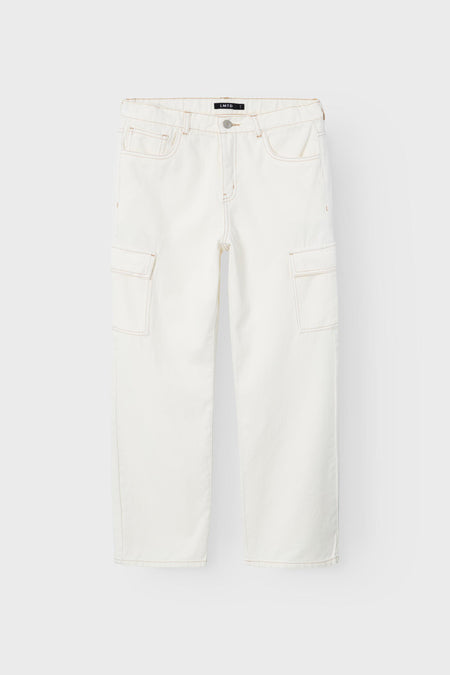 Jeans straight Wit - LMTD