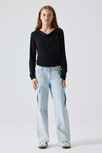 Jeans wide Light blue denim - LMTD