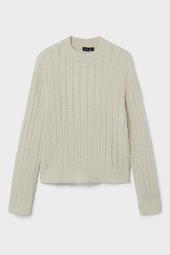 Trui met ronde hals Beige - LMTD