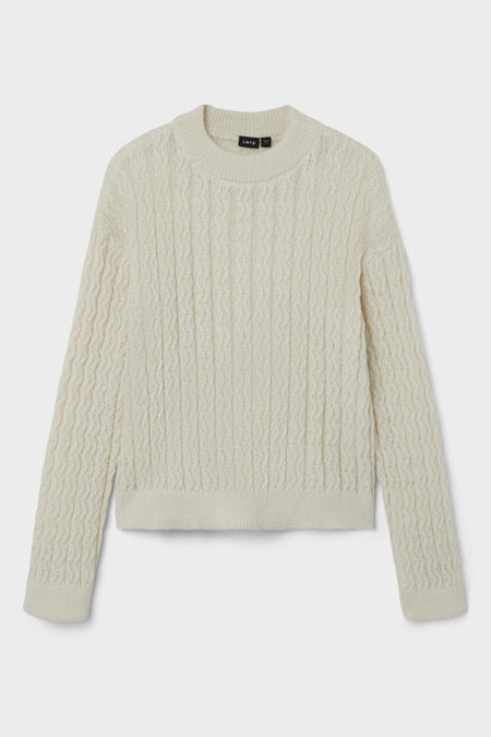 Trui met ronde hals Beige - LMTD