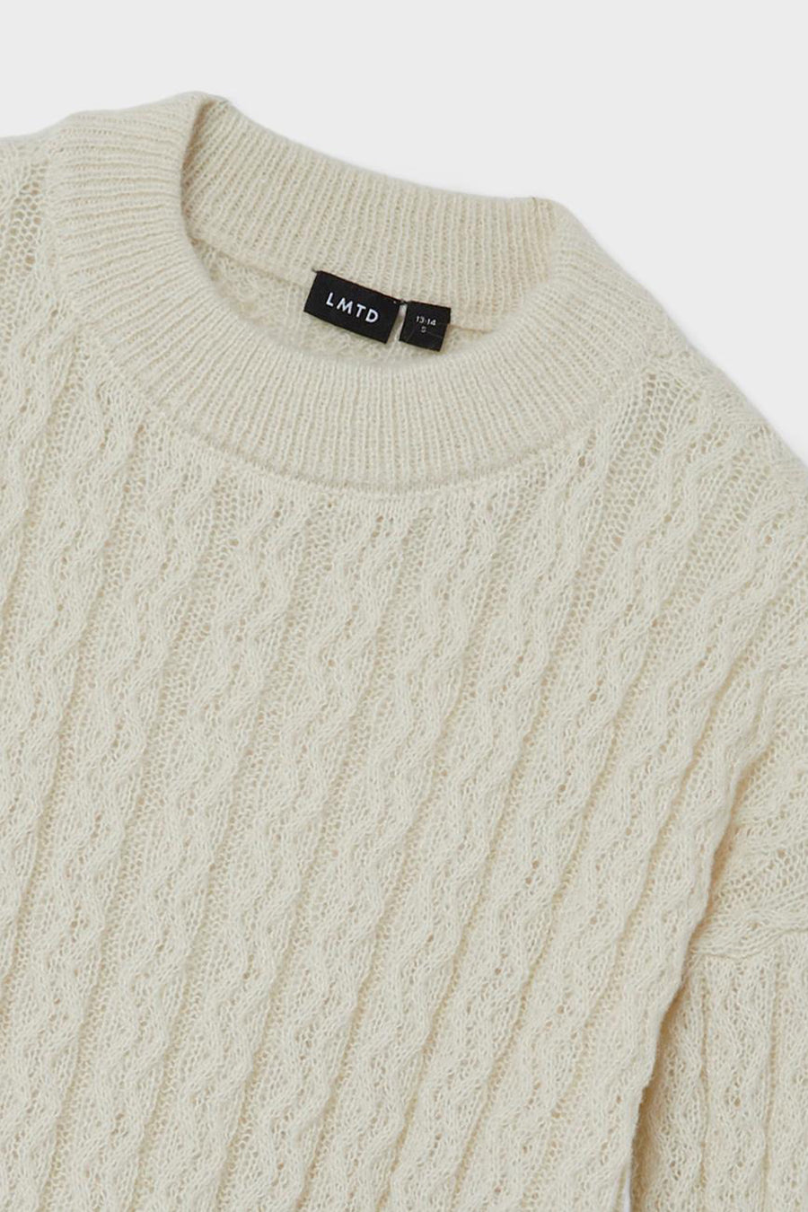 Trui met ronde hals Beige - LMTD
