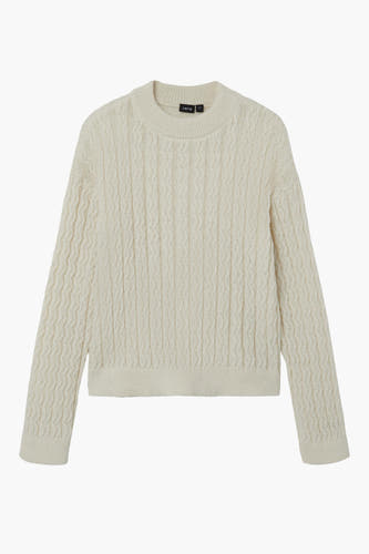 Trui met ronde hals Beige - LMTD