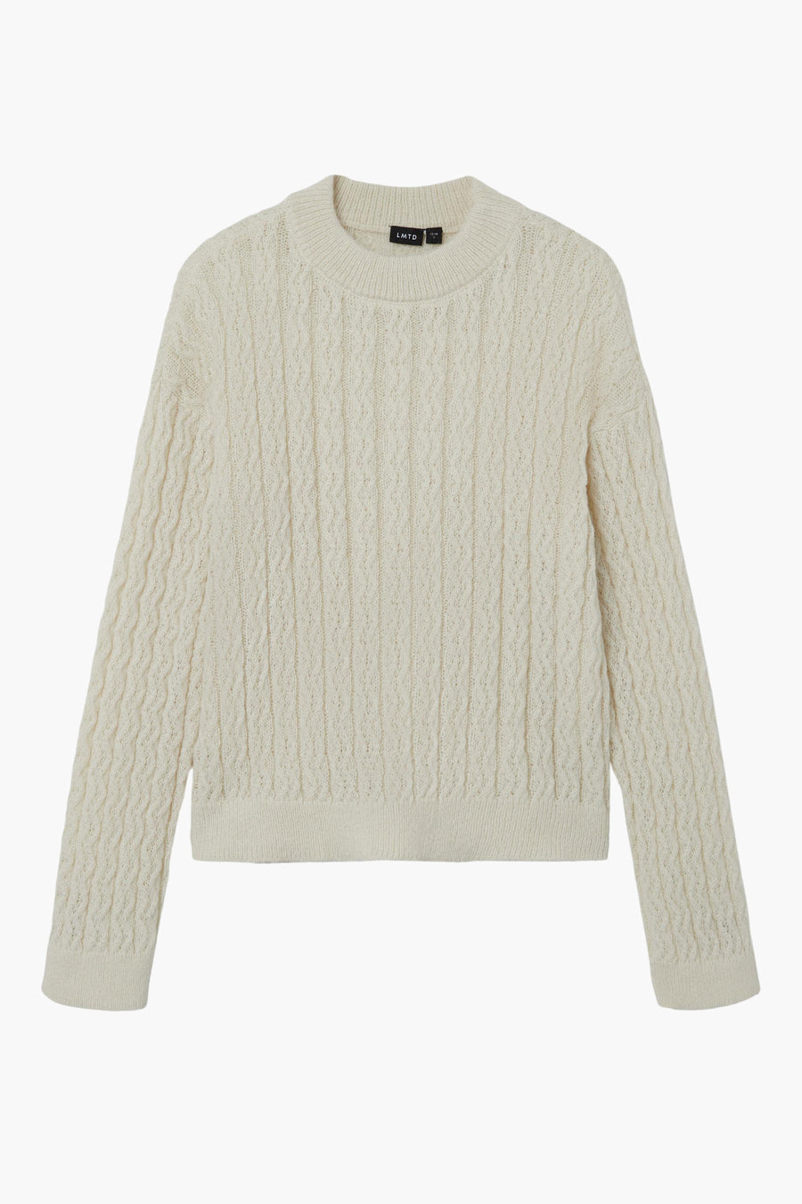 Trui met ronde hals Beige - LMTD