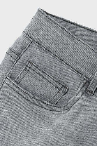 Jeans straight Light grey denim - LMTD
