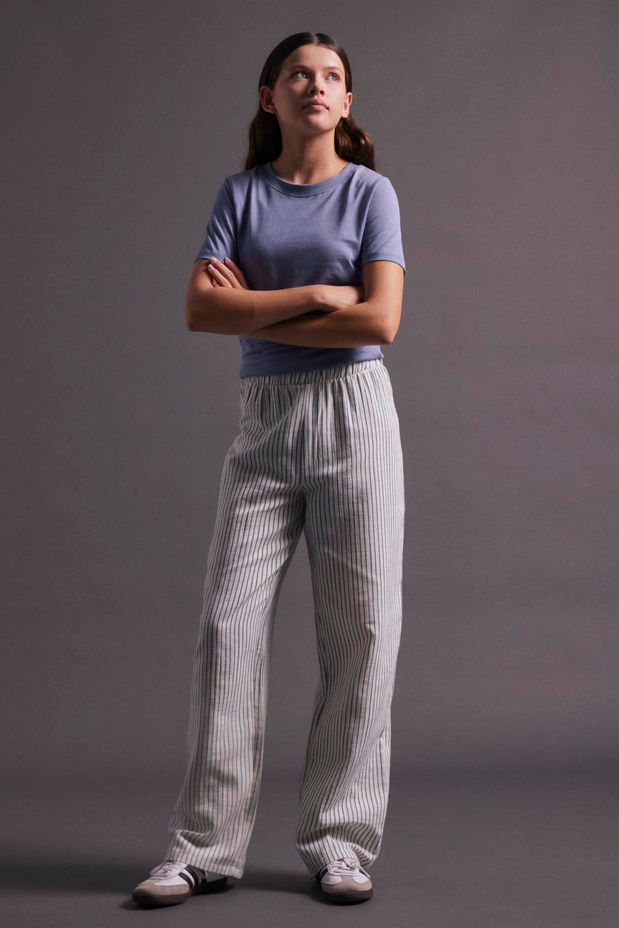 Top (korte mouwen) Blauw - LMTD