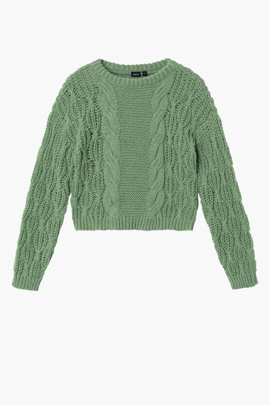 Trui met ronde hals Groen - LMTD