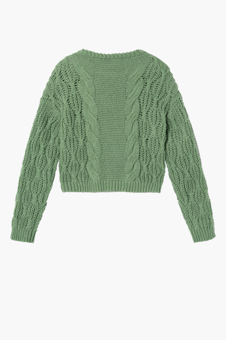 Trui met ronde hals Groen - LMTD