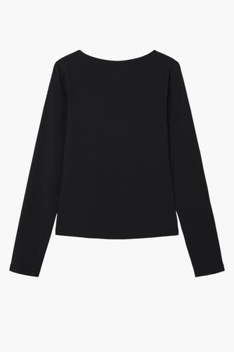 Trui met ronde hals Black denim - LMTD