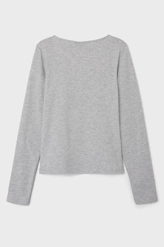 Trui met ronde hals Grijs - LMTD