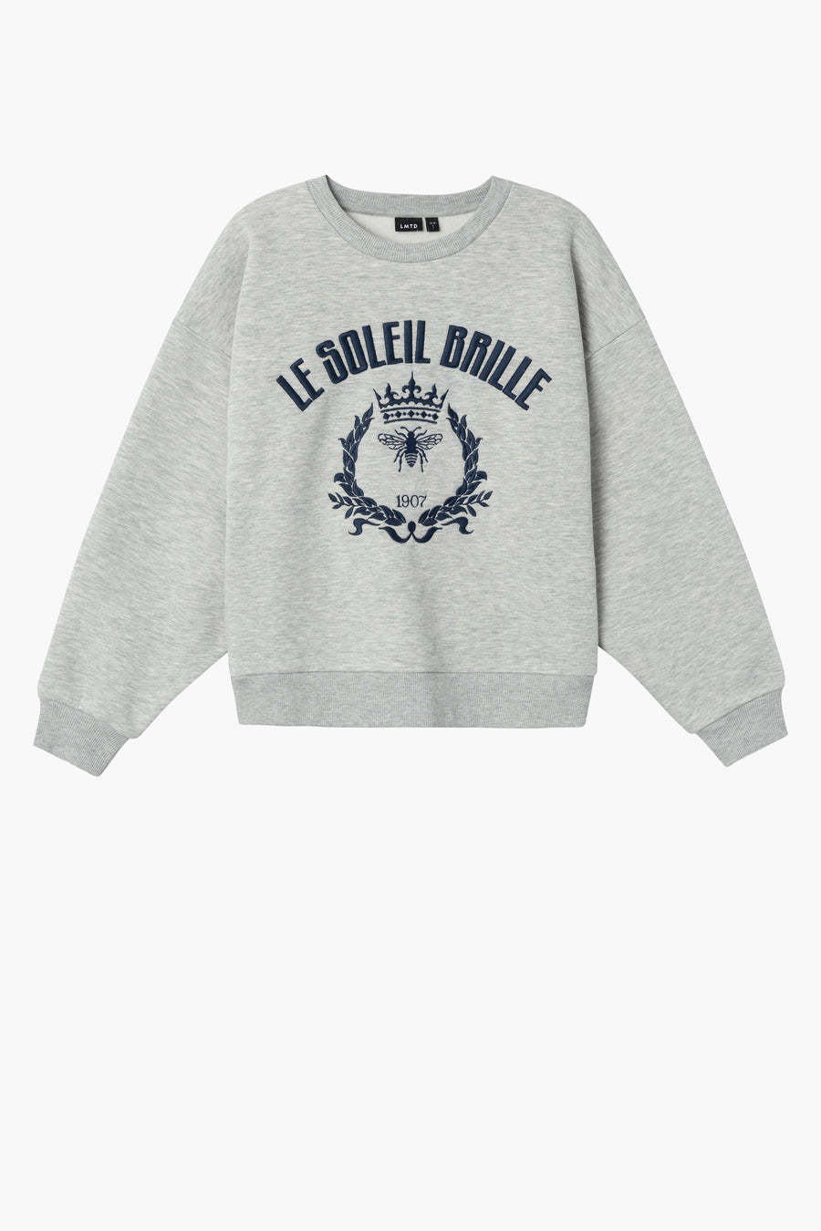 Sweater met ronde hals Grijs - LMTD