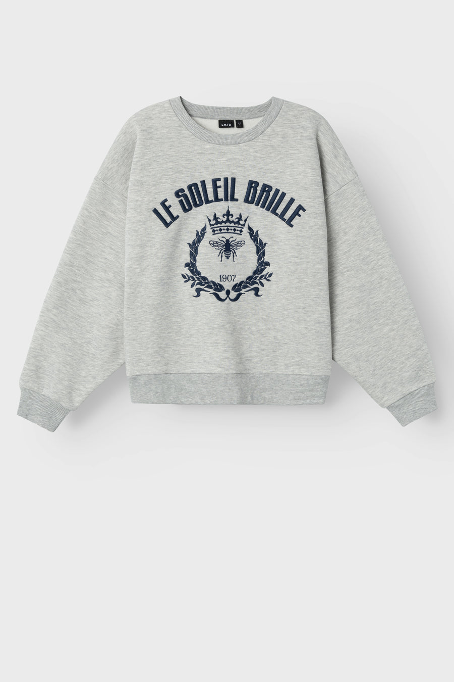 Sweater met ronde hals Grijs - LMTD