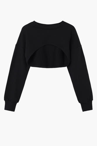 Trui met ronde hals Black denim - LMTD