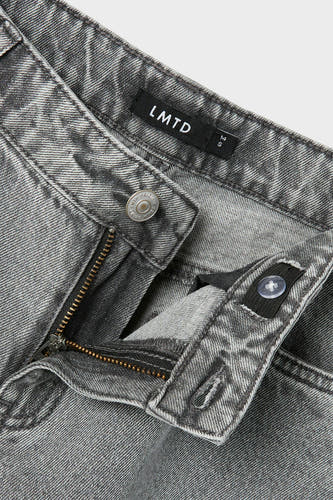 Jeans wide Light grey denim - LMTD
