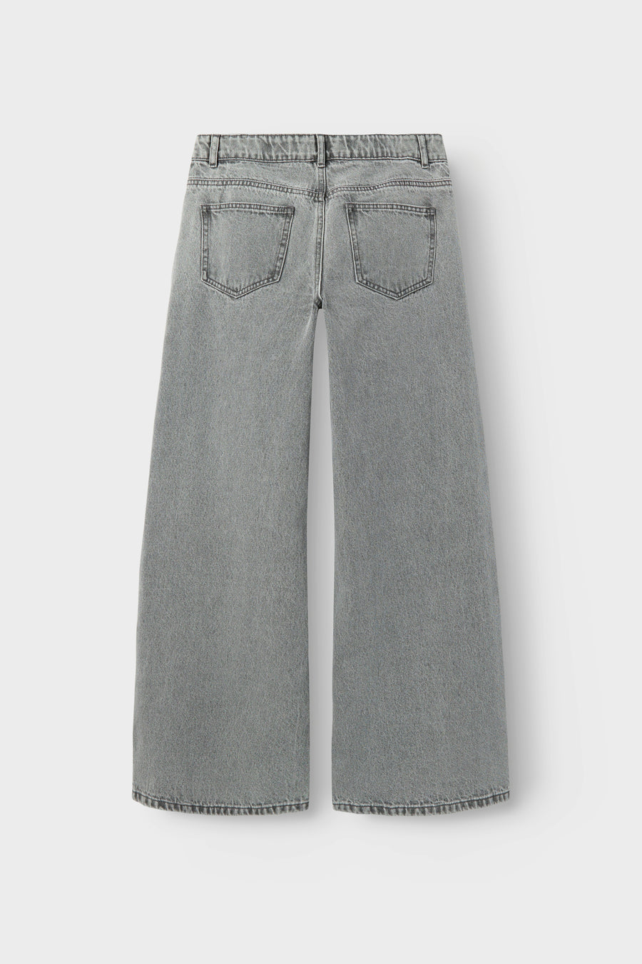 Jeans wide Light grey denim - LMTD