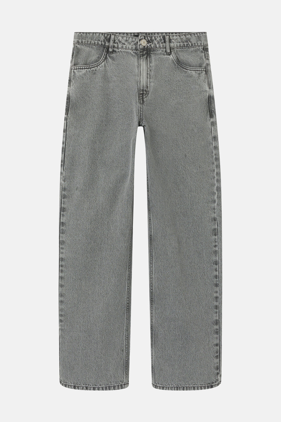 Jeans wide Light grey denim - LMTD