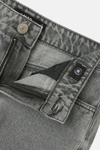 Jeans wide Light grey denim - LMTD