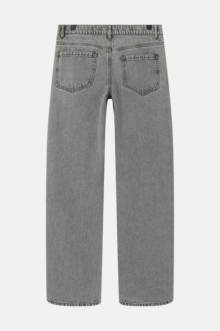 Jeans wide Light grey denim - LMTD