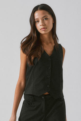 Debardeur Black denim - LMTD