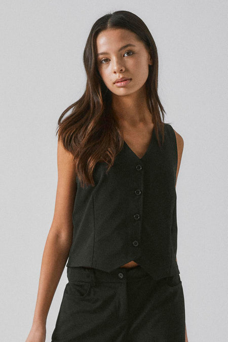 Debardeur Black denim - LMTD