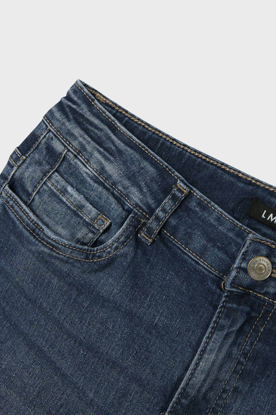 Jeans wide Dark blue denim - LMTD