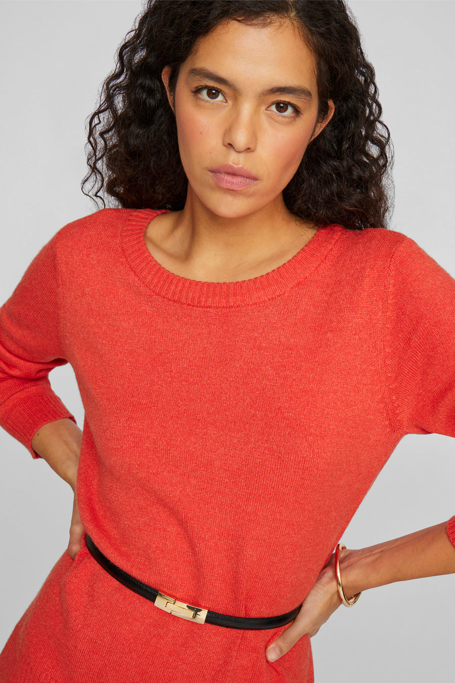 Trui met ronde hals Rood - VILA®