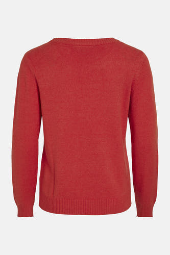 Trui met ronde hals Rood - VILA®