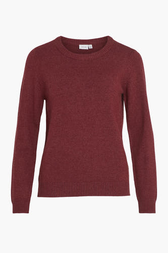Trui met ronde hals Rood - VILA®