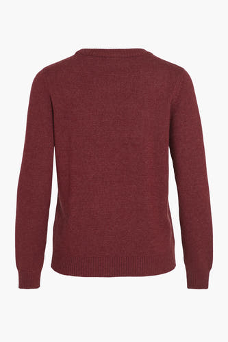 Trui met ronde hals Rood - VILA®