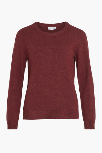Trui met ronde hals Rood - VILA®