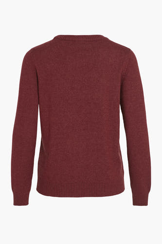 Trui met ronde hals Rood - VILA®