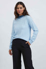 Trui met ronde hals Blauw - VILA®
