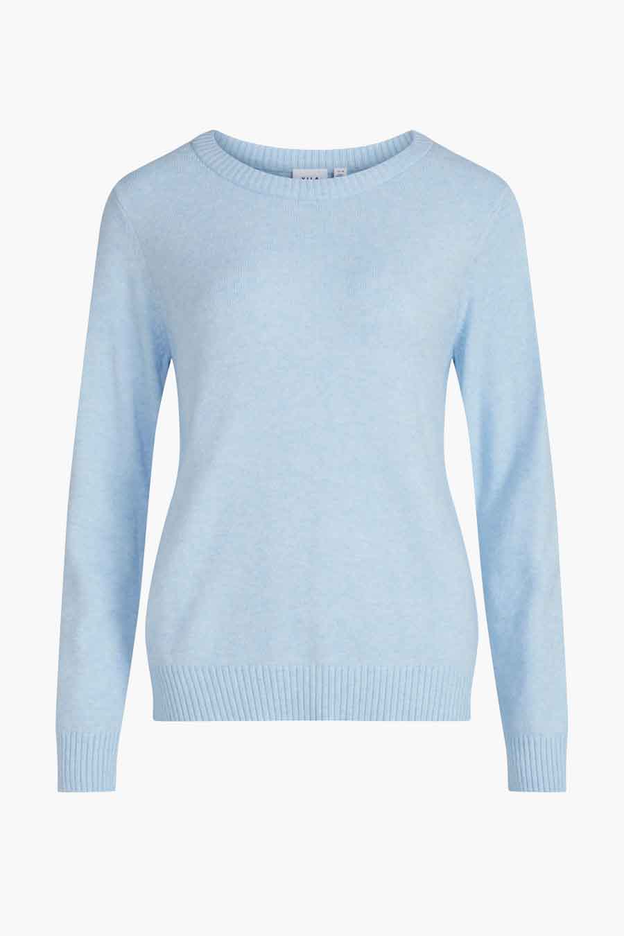 Trui met ronde hals Blauw - VILA®