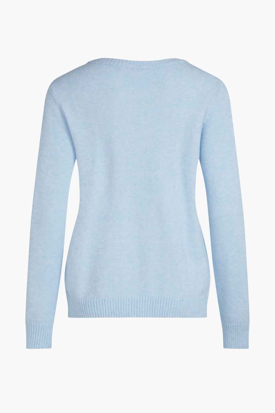 Trui met ronde hals Blauw - VILA®