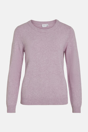 Trui met ronde hals Roze - VILA®