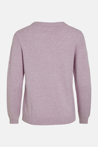 Trui met ronde hals Roze - VILA®