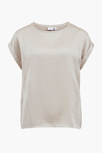 Top (korte mouwen) Ecru - VILA®
